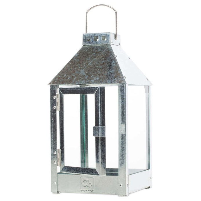 Laterne Mini 33,5cm hoch von A2 Living, wetterfest, silber, verzinkt