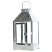 Laterne Mini 33,5cm hoch von A2 Living, wetterfest, silber, verzinkt