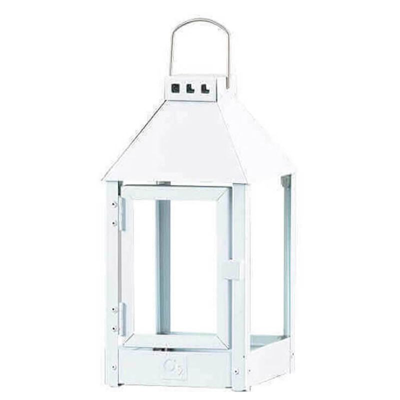 Laterne Mini 33,5cm hoch von A2 Living, wetterfest, weiss