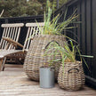 Rattankorb groß Pear Mega 60 x 70 cm in Birnenform aus Kubu-Rattan A2 Living