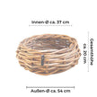 Rattan Schale Maxi von A2 Living für Indoor und Outdoor