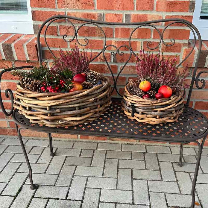 Rattan Schale Maxi rund von A2 Living für Indoor und Outdoor