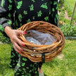 A2 Living Rattan Korb, Schale mini für Indoor und Outdoor, naturbelassen