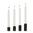 Schwarze Kerzenständer für Stabkerzen im 4er Set von A2 Living, magnetisch