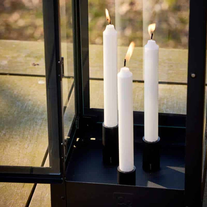 Schwarze Kerzenständer für Stabkerzen im 4er Set von A2 Living, magnetisch