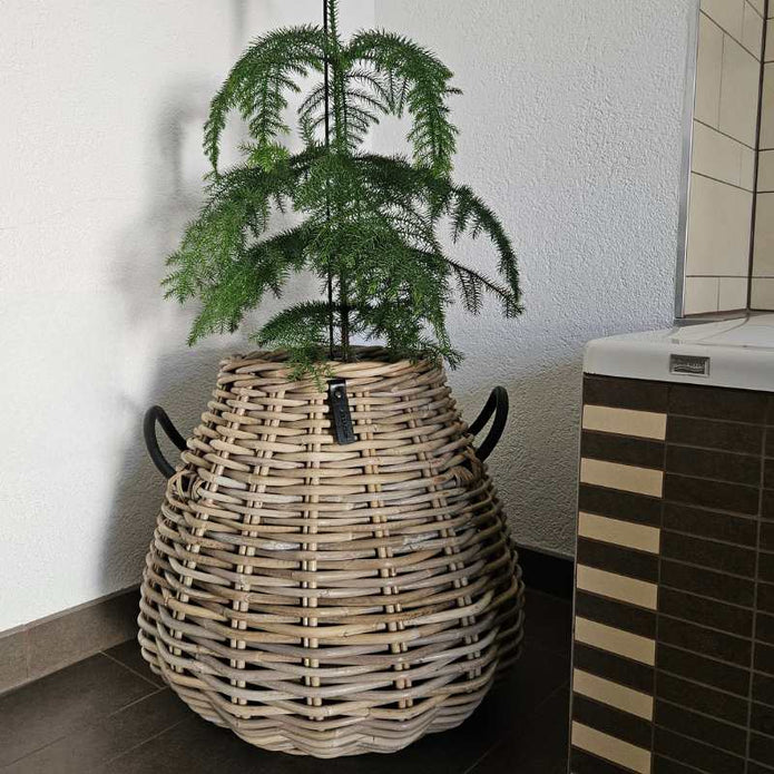 A2 Living Kubu Rattan Korb Pear Maxi