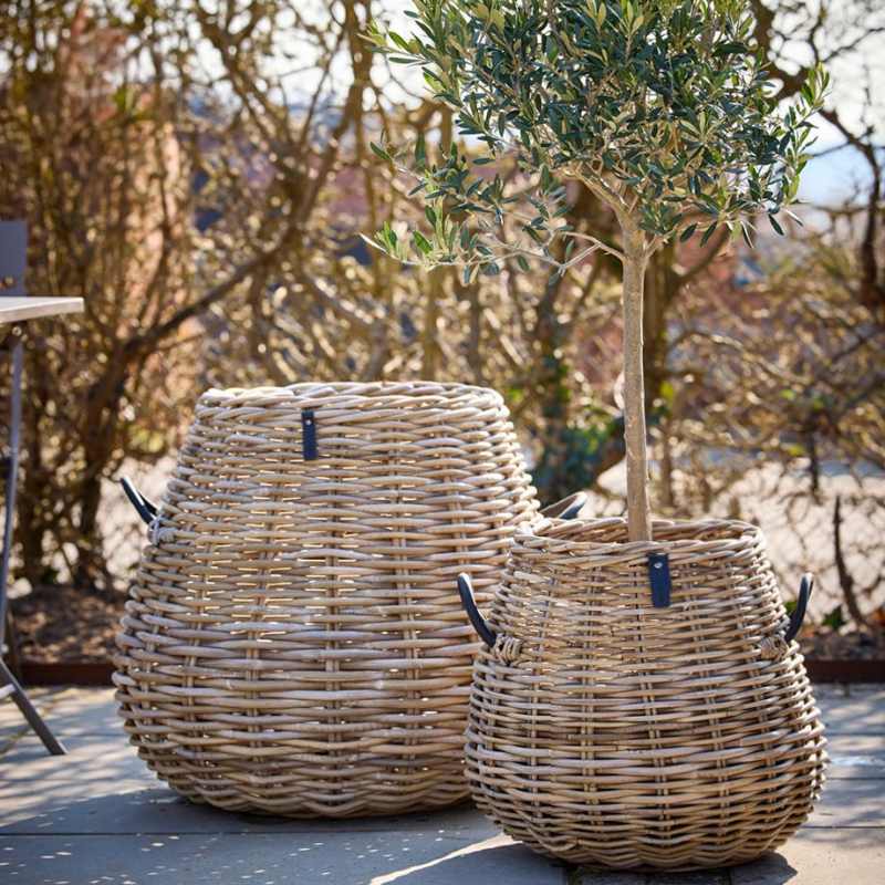 A2 Living Kubu Rattan Korb Pear Maxi