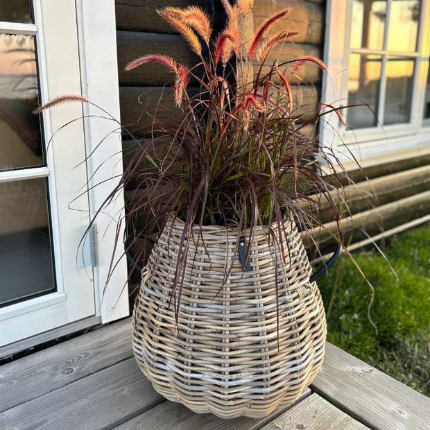 A2 Living Kubu Rattan Korb Pear Maxi