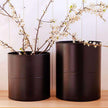 Metall Blumentopf, 2er Set, schwarz von A2 Living