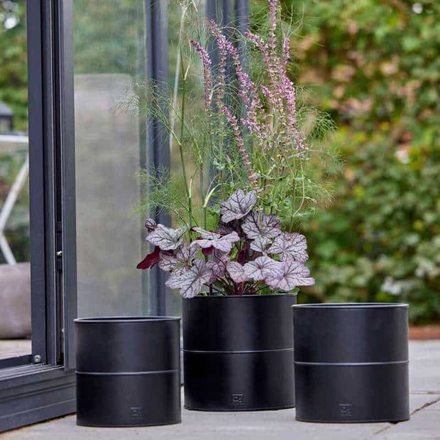Pflanztopf schwarz von A2 Living im 3er Set