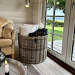 Kubu Rattan-Körbe rund in 4 Größen von A2 Living, für Indoor und Outdoor