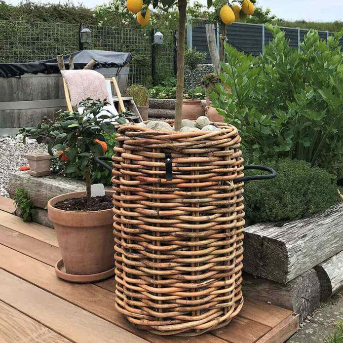 A2 Living Rattan Korb Mega rund