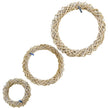 Rattan Kranz 3er Set