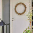 Rattan-Kranz in drei Größen, aus Kubu Grey Rattan, zum Aufhängen