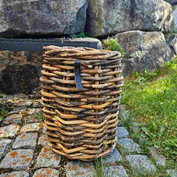 "B-Ware" Rattan-Korb Mini rund