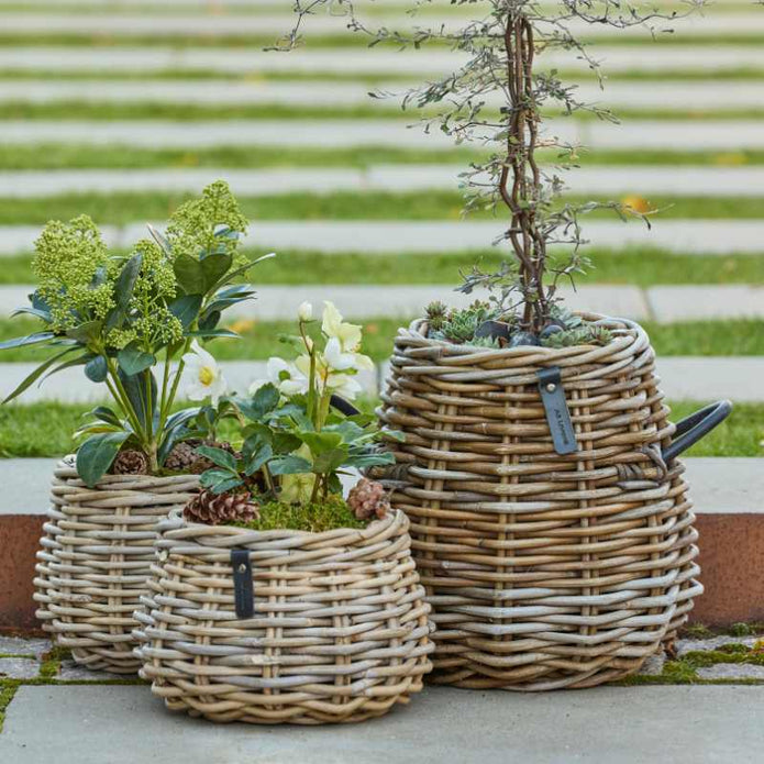 A2 Living Rattan-Korb Blumentopf 'Pear