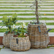 A2 Living Rattan-Korb Blumentopf 'Pear