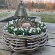 A2 Living Rattan Schale, Mega rund 70x25 cm