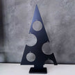 Weihnachtsbaum aus Metall, schwarz pulverbeschichtet