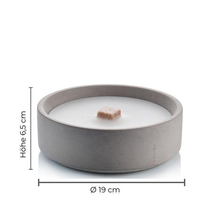 Betonfeuer Suma von Beske, Höhe 6,5 cm, Durchmesser 19 cm