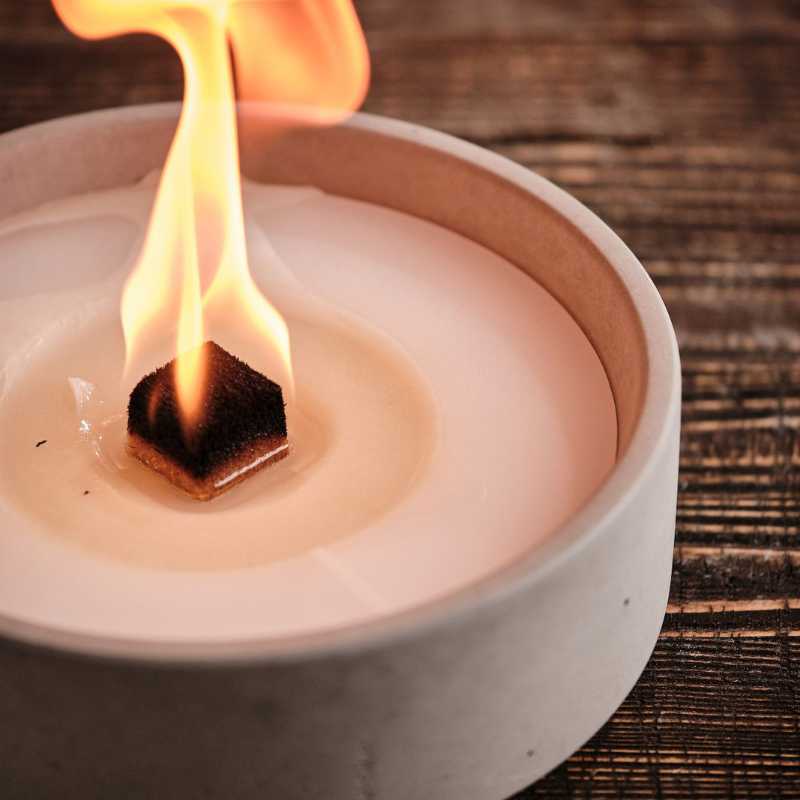 Betonfeuer Suma von Beske, Höhe 6,5 cm, Durchmesser 19 cm