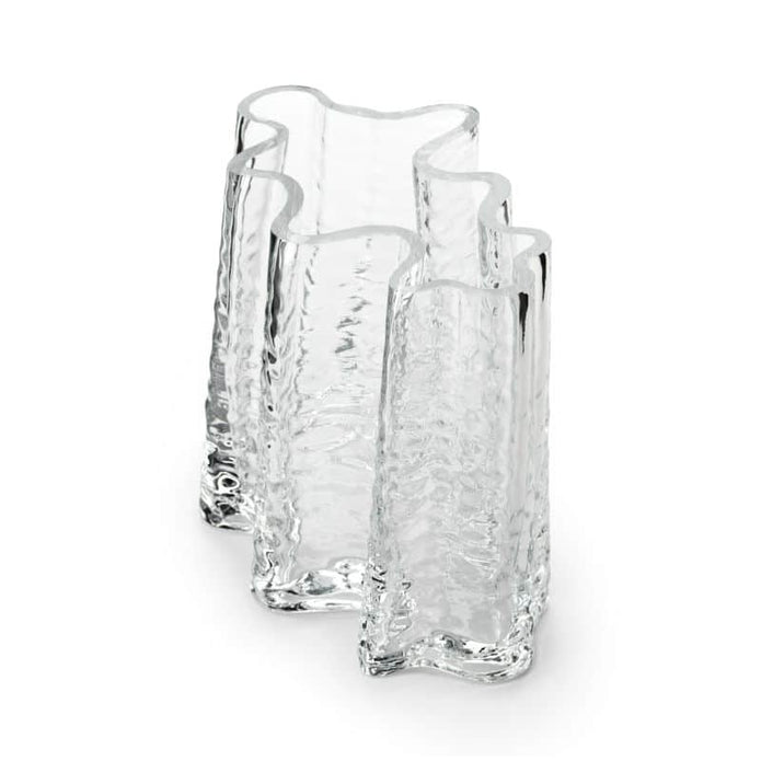 Vase Gry Wide 19 cm von Cooee in der Farbe clear / klar