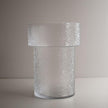 Vase Keeper structure aus Glas von DBKD in drei Größen