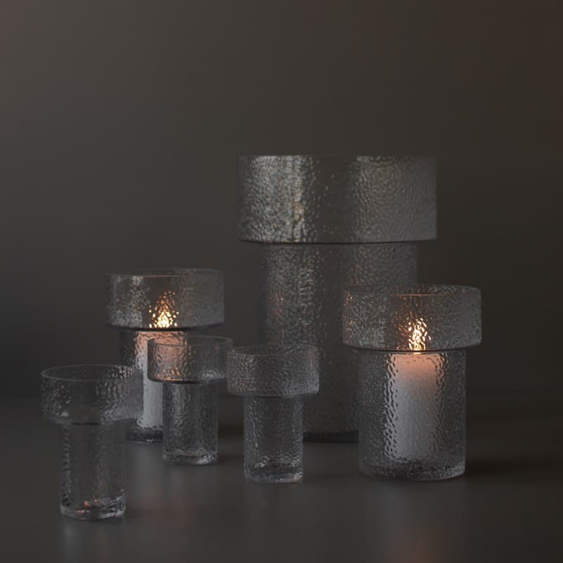 Vase Keeper aus Glas von DBKD in drei Größen