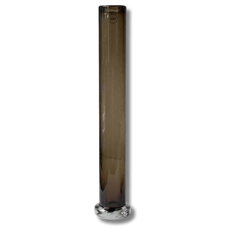 Vase tall braun aus Glas von DBKD in zwei verschiedenen Größen