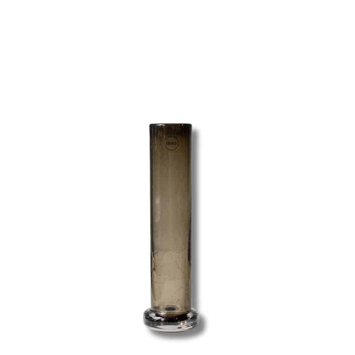 Vase tall braun aus Glas von DBKD in zwei verschiedenen Größen