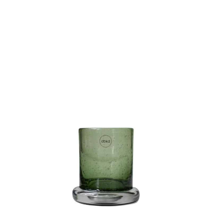 Windlicht Bubble aus Glas grün, klein von DBKD