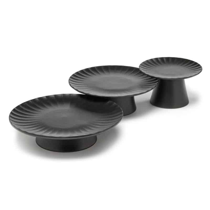 Gebäckschale Inku schwarz in 3 Größen