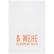 Geschirrtuch mit Spruch 