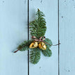 Weihnachtsanhänger Corn 4er Set von House Doctor, aus Eisen