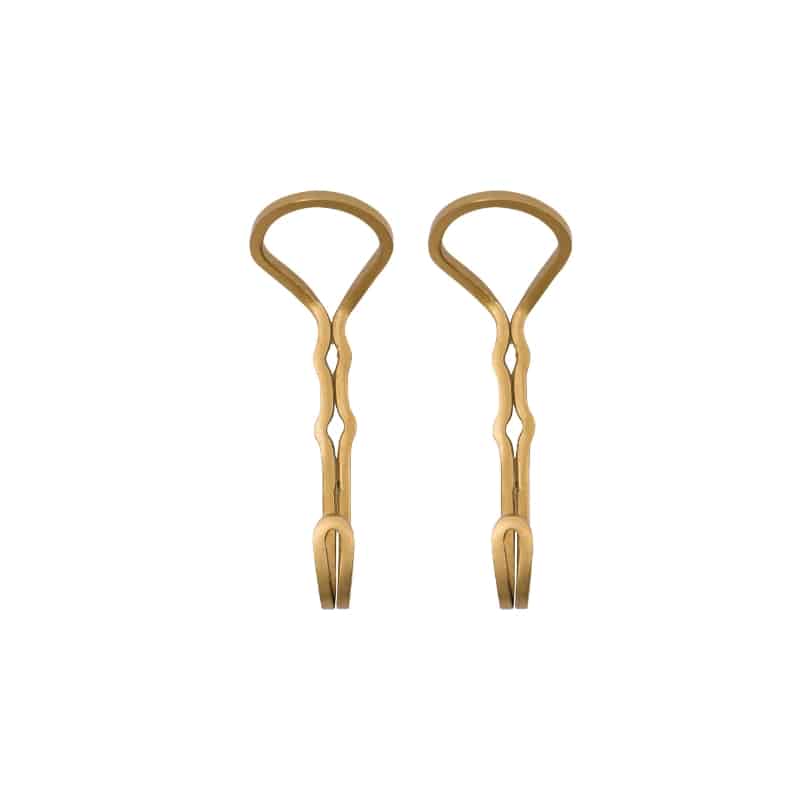 Haken Yra, Messing finish von House Doctor, 2er Set