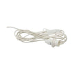 Weißes Kabel mit Fassung, 4 Meter lang, von House Doctor
