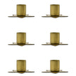 Kerzenhalter Stage von House Doctor, 6er Set, Messing-Finish