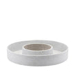 grauer Kerzenhalter The Ring von House Doctor aus Polystone