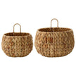 Aufbewahrungskorb 2er Set Hang natur von House Doctor