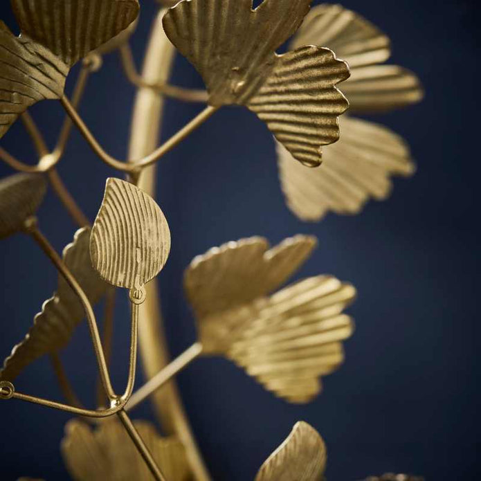 Kranz Twigs aus Eisen, Ginkgoblätter, von House Doctor