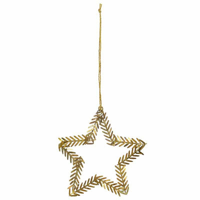 Weihnachtsschmuck Stern Lamet