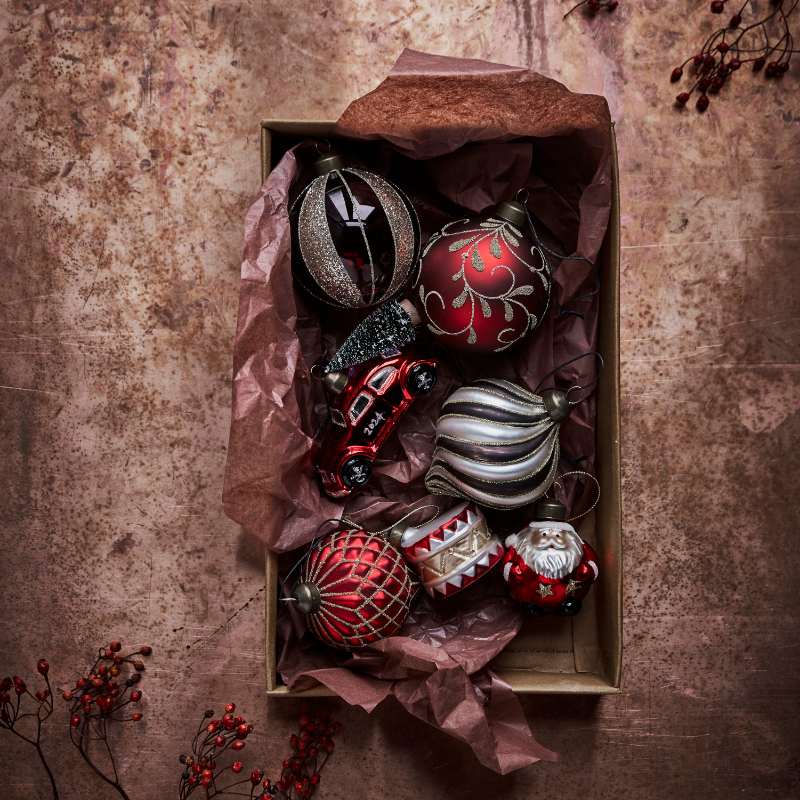 Ornament Chan für Weihnachten von House Doctor in schwarz weiß