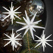 Ornament Stern von House Doctor aus Glas im 4er Set, Durchmesser 12 cm