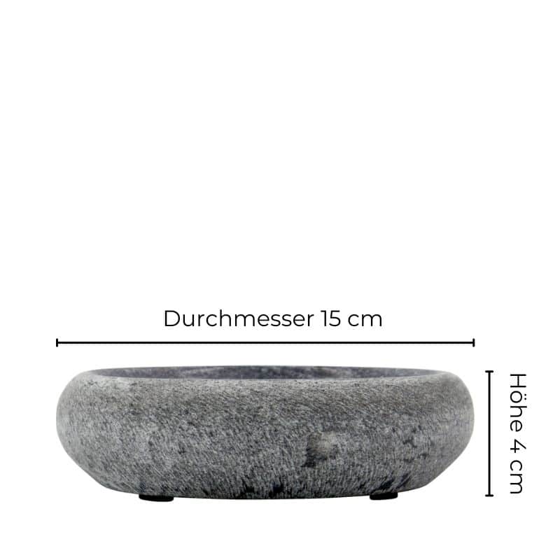 Schale aus Marmor, House Doctor, grau