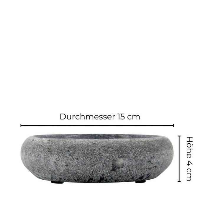 Schale aus Marmor, House Doctor, grau