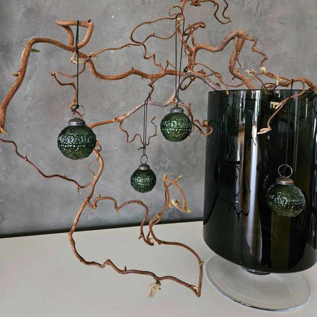 Weihnachtskugeln Roon von House Doctor, 4er Set grün