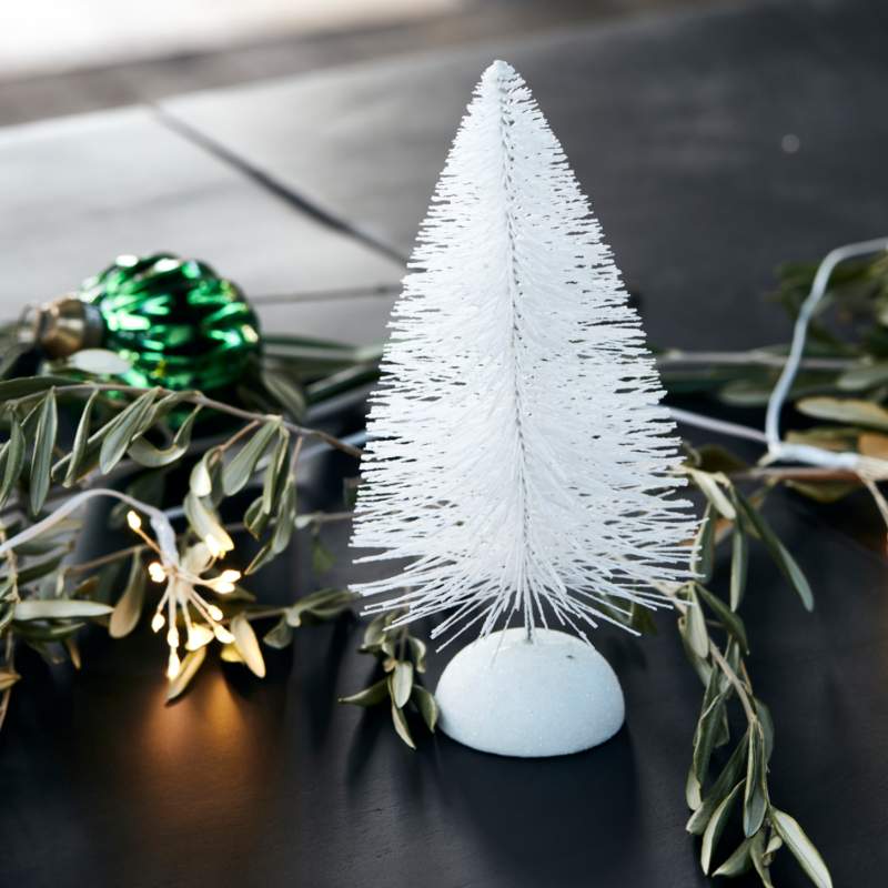 Weihnachtsbaum Frost weiß von House Doctor, Höhe 22 cm