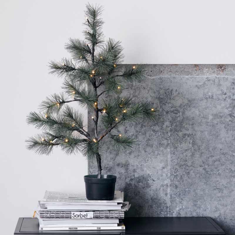 künstlicher Weihnachtsbaum Peuce mit Lichtern von House Doctor