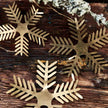 Weihnachtsschmuck Stars Lamet von House Doctor, gold, 3er Set