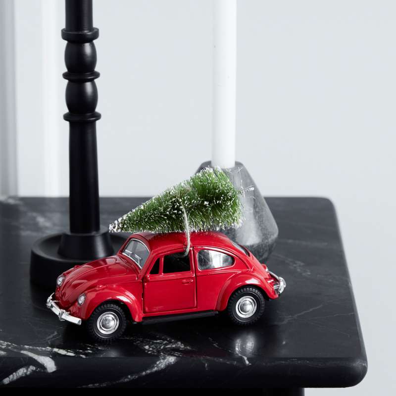 Xmas Car rot von House Doctor in zwei Größen